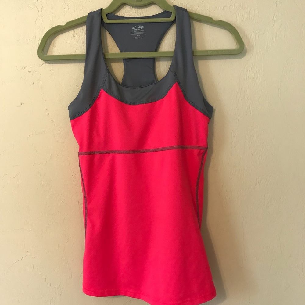 Champion workout top with built-in sports bra